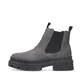 
Granitgraue Rieker Damen Chelsea Boots Y9354-45 mit einer leichten Profilsohle. Schuh Außenseite
