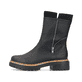 
Asphaltschwarze Rieker Damen Kurzstiefel 72680-00 mit einer schockabsorbierenden Sohle. Schuh Außenseite