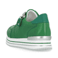Grüne remonte Damen Sneaker D1302-52 mit Reißverschluss sowie Komfortweite G. Schuh von hinten.