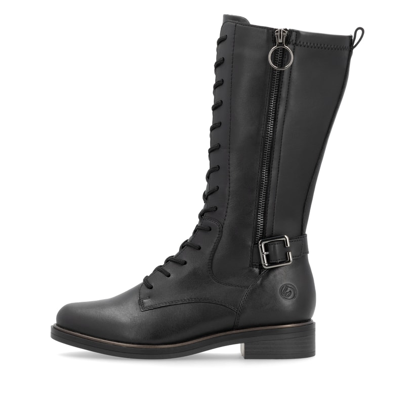 remonte Damen Hochschaftstiefel urbanschwarz