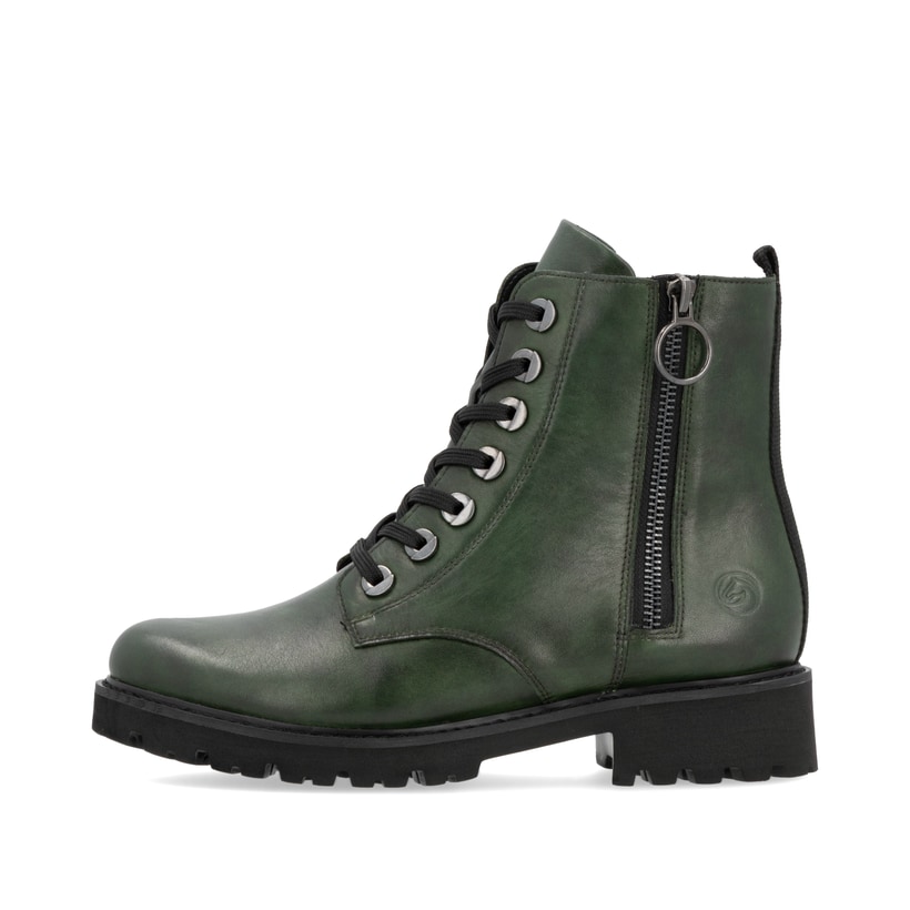 remonte Damen Schnürstiefel waldgrün