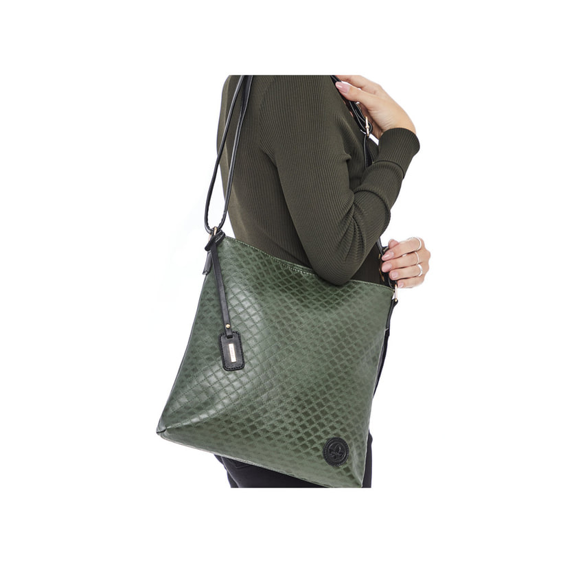 Rieker Damen Handtasche metallic-grün