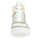 Weiße remonte Damen Sneaker D0J70-81 mit Reißverschluss sowie Löcheroptik. Schuh von vorne.