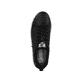 Schwarze Rieker Damen Sneaker Low 41906-00 mit einer flexiblen Sohle. Schuh von oben.