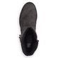 Asphaltgraue Rieker Damen Kurzstiefel Z6893-45 mit einer schockabsorbierenden Sohle. Schuh von oben.