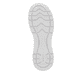 Weiße remonte Damen Sneaker D0G09-81 mit einem Reißverschluss sowie Extraweite H. Schuh Laufsohle.