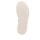 Weiße Rieker Damen Riemchensandalen W0800-80 mit einer Plateausohle. Schuh Laufsohle.