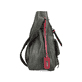 Rieker Damen Handtasche H1340-56 in Khaki-Kirschrot aus Kunstleder mit Reißverschluss. Handtasche rechtsseitig.