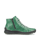 Smaragdgrüne Rieker Damen Schnürschuhe 71510-52 mit Schnürung und Reißverschluss. Schuh Innenseite