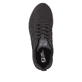 Schwarze Rieker Herren Sneaker High U0163-00 mit wasserabweisender TEX-Membran. Schuh von oben.