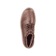 
Karamellbraune Rieker Herren Schnürschuhe 18440-25 mit einer robusten Profilsohle. Schuh von oben