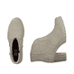 
Sandbeige Rieker Damen Stiefeletten Y2553-60 mit Reißverschluss sowie Blockabsatz. Schuhpaar von oben.