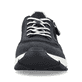 Blaue Rieker Damen Sneaker Low 48135-14 mit Reißverschluss sowie Komfortweite G. Schuh von vorne.