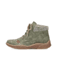 
Laubgrüne Rieker Damen Schnürstiefel Y8441-54 mit Schnürung und Reißverschluss. Schuh Außenseite