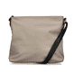 Rieker Damen Handtasche H1526-60 in Sandbeige aus Kunstleder mit Reißverschluss. Handtasche Rückseite.