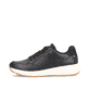 Schwarze Rieker Herren Sneaker Low 07006-00 mit flexibler Sohle. Schuh Außenseite.