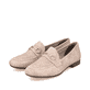 
Puderrosane Rieker Damen Loafers 51760-31 mit einer schockabsorbierenden Sohle. Schuhpaar schräg.