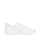 Weiße remonte Damen Schnürschuhe D1E03-80 mit einem Reißverschluss. Schuh Innenseite.
