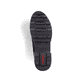 
Graphitschwarze Rieker Damen Chelsea Boots 76884-00 mit einer robusten Profilsohle. Schuh Laufsohle