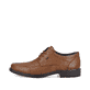 
Nougatbraune Rieker Herren Schnürschuhe B0013-24 mit einer schockabsorbierenden Sohle. Schuh Außenseite