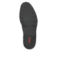 Tiefschwarze Rieker Herren Schnürschuhe 14608-00 mit der Komfortweite G 1/2. Schuh Laufsohle.