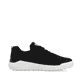 Schwarze waschbare Rieker Damen Sneaker Low W1102-00 mit super leichter Sohle. Schuh Innenseite.