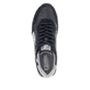 Blaue Rieker Herren Sneaker Low U0302-15 mit leichter und griffiger Sohle. Schuh von oben.