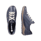 
Schieferblaue remonte Damen Schnürschuhe R1426-15 mit einer dämpfenden Profilsohle. Schuhpaar von oben.