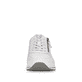 Weiße remonte Damen Sneaker R6705-80 mit Reißverschluss sowie der Komfortweite G. Schuh von vorne.