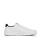 Weiße Rieker Herren Sneaker Low 07102-80 mit flexibler und super leichter Sohle. Schuh Innenseite.