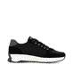 Schwarze Rieker Damen Sneaker Low W1305-00 mit einer strapazierfähigen Sohle. Schuh Innenseite.