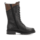 Schwarze remonte Damen Schnürstiefel D0B79-03 mit wasserabweisender TEX-Membran. Schuh Innenseite.