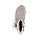 
Silbergraue Rieker Damen Kurzstiefel Y7463-40 mit einer robusten Profilsohle. Schuh von oben