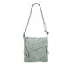 remonte Damen Handtasche Q0619-52 in Grüngrau aus Kunstleder mit Reißverschluss. Handtasche Vorderseite.