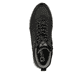 Schwarze Rieker Herren Sneaker High 07660-00 mit wasserabweisender TEX-Membran. Schuh von oben.