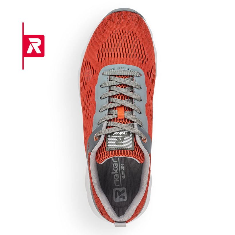 Rieker EVOLUTION Herren Sneaker rust-orange grey
