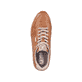 Braune Rieker Herren Sneaker Low 07605-22 mit flexibler und super leichter Sohle. Schuh von oben.