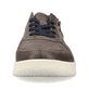 Erdbraune Rieker Herren Sneaker Low B7803-25 mit TR-Sohle mit leichtem EVA-Inlet. Schuh von vorne.