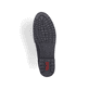 Schwarze Rieker Damen Loafer 45300-00 mit einem Elastikeinsatz. Schuh Laufsohle.