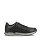 Schwarze Rieker Herren Sneaker Low U0304-00 mit leichter und griffiger Sohle. Schuh Innenseite.