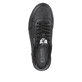 Schwarze Rieker Herren Sneaker Low 07101-00 mit einer flexiblen Sohle. Schuh von oben.