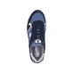 Blaue Rieker Herren Sneaker Low U0300-14 mit einer griffigen und leichten Sohle. Schuh von oben.