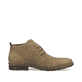 Khakigrüne Rieker Herren Schnürschuhe 33206-26 mit Schnürung sowie einer Profilsohle. Schuh Innenseite