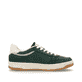 Grüne Rieker Damen Sneaker Low W1900-54 mit einer strapazierfähigen Sohle. Schuh Innenseite.