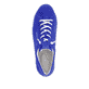 Blaue remonte Damen Sneaker D0913-14 mit Schnürung sowie Komfortweite G. Schuh von oben.