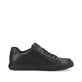 Schwarze Rieker Herren Sneaker Low B9900-00 mit leichter und dämpfender Sohle. Schuh Innenseite.