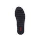 Schwarze Rieker Damen Schnürschuhe N3302-90 mit einem Reißverschluss. Schuh Laufsohle.