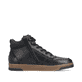 Schwarze Rieker Herren Sneaker High 17530-00 mit wasserabweisender TEX-Membran. Schuh Innenseite.