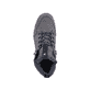 Graue Rieker Herren Sneaker High U0070-42 mit wasserabweisender TEX-Membran. Schuh von oben.