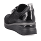 
Schwarze remonte Damen Sneaker D2401-02 mit einer flexiblen Sohle mit Keilabsatz. Schuh von hinten